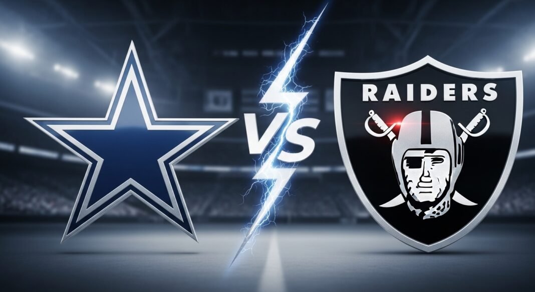 Dallas Cowboys vs Las Vegas Raiders Match Player Stats