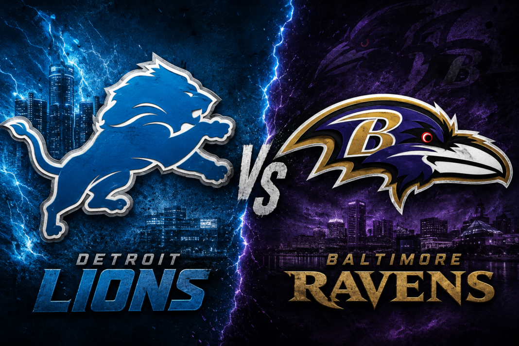 Detroit Lions vs Baltimore Ravens Match Player Stats