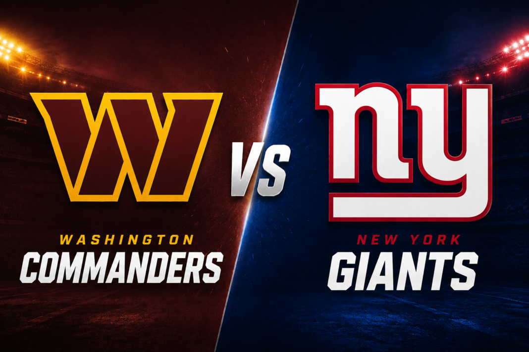Washington Commanders vs New York Giants Match Player Stats