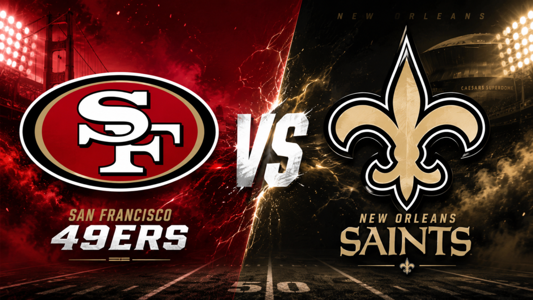 San Francisco 49ers vs New Orleans Saints Match Player Stats