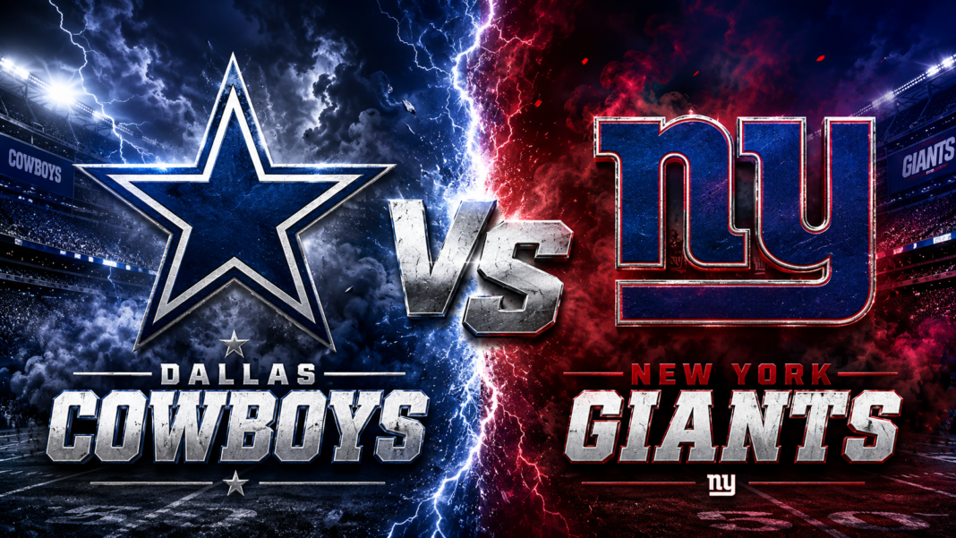 Dallas Cowboys vs New York Giants Match Player Stats