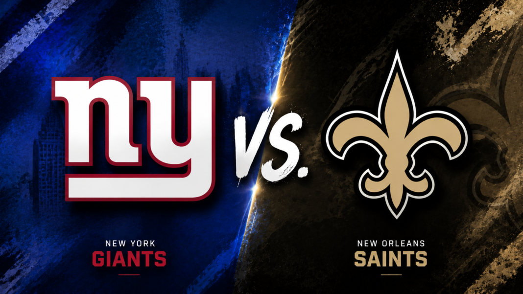 New York Giants vs New Orleans Saints Match Player Stats